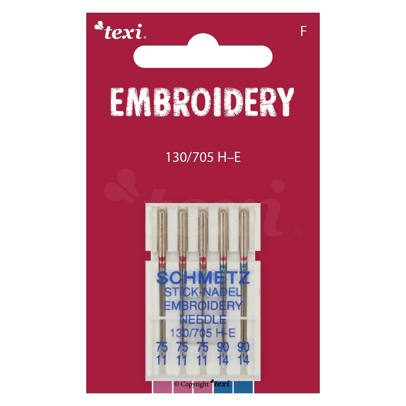 TEXI EMBROIDERY 130/705 H-E 3x75, 2x90