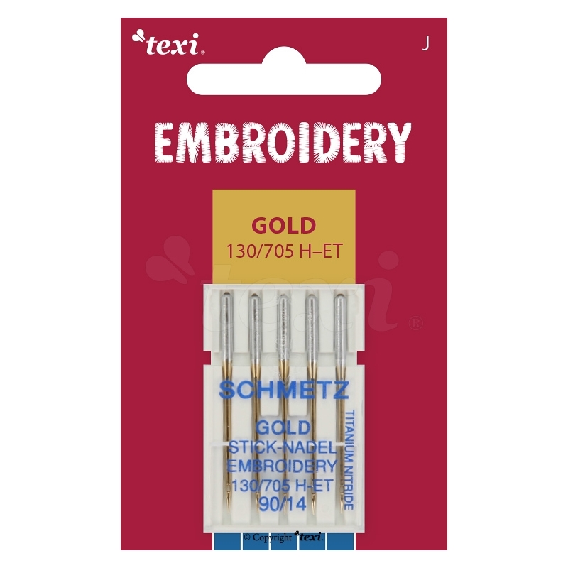 TEXI EMBROIDERY GOLD 130/705 H-ET 5x90