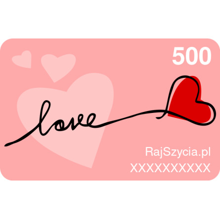 Karta podarunkowa 500 zł