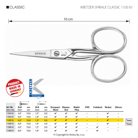 KRETZER SPIRALE CLASSIC 110510